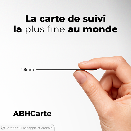 AbhCarte – Suivi plus intelligent. Zéro encombrement.