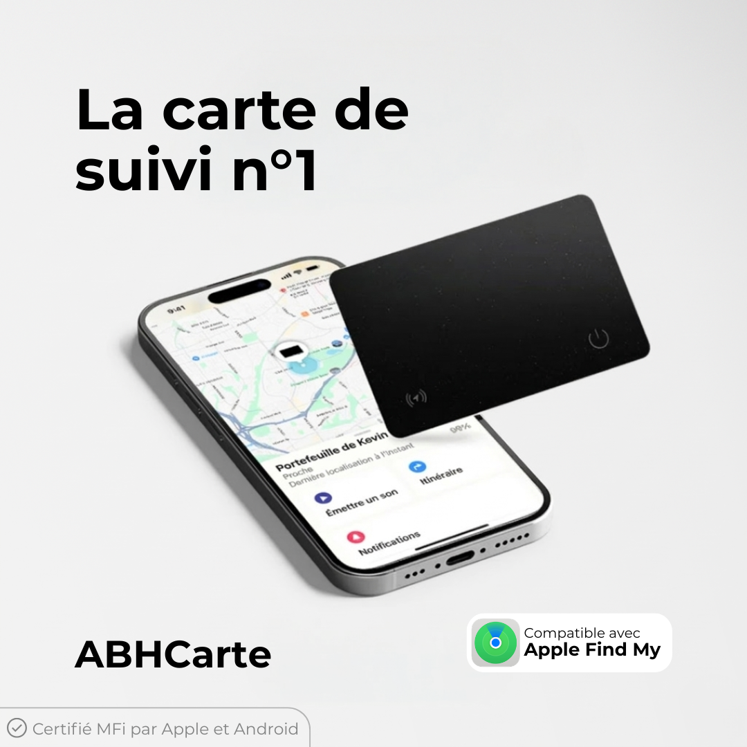AbhCarte – Suivi plus intelligent. Zéro encombrement.